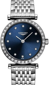 Longines La Grande Classique Niebieski 24 mm Stal L4.341.0.97.6