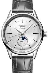Longines Heritage Srebrny 38.5 mm Stal L4.815.4.72.2