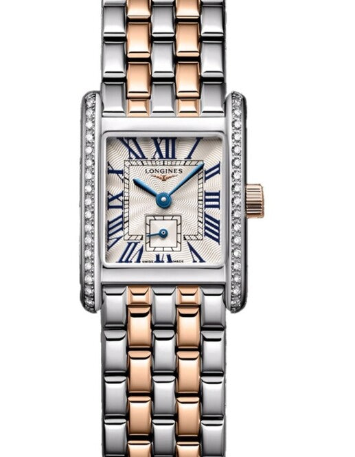 Longines Mini DolceVita Srebrny 29 mm Złoto/Stal L5.200.5.79.7