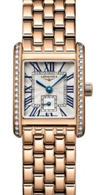 Longines Mini DolceVita Srebrny 29 mm Złoto różowe L5.200.9.71.6