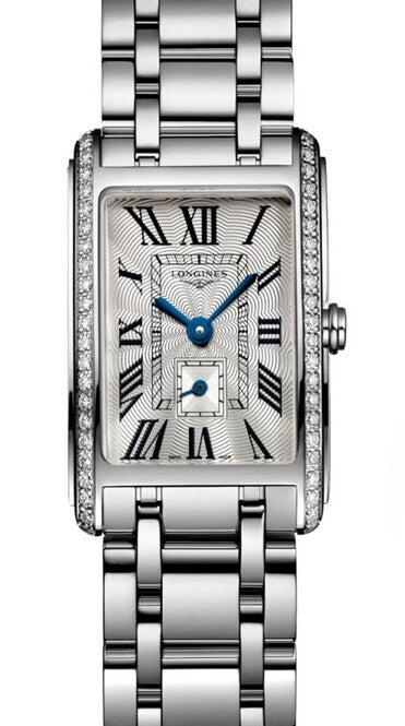 Longines DolceVita Srebrny 37 mm Stal L5.512.0.71.6