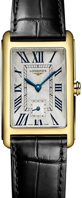 Longines DolceVita Srebrny 37 mm Żółte złoto L5.512.6.71.0