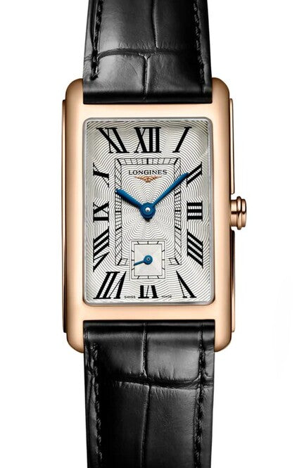 Longines DolceVita Srebrny 37 mm Złoto różowe L5.512.8.71.0