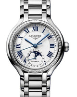 Longines Primlauna Srebrny 26 mm Stal L8.126.0.71.6