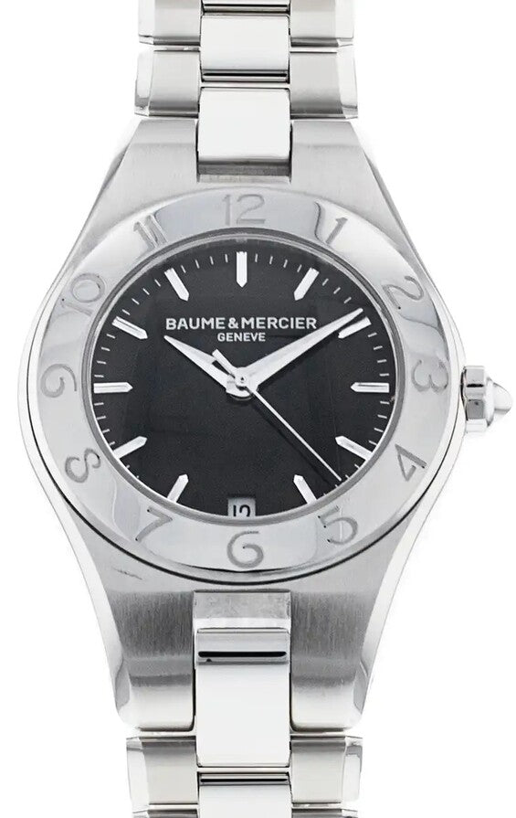 Baume & Mercier Linea Czarny 27 mm Stal M0A10010
