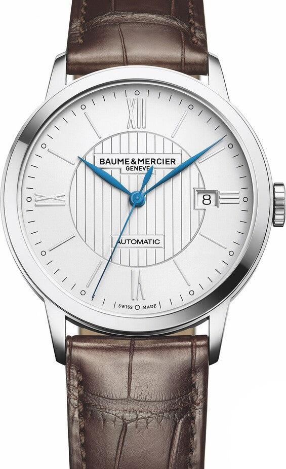 Baume & Mercier Classima Srebrny 40 mm Stal