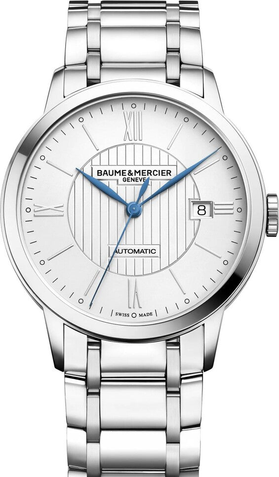 Baume & Mercier Classima Srebrny 40 mm Stal M0A10215