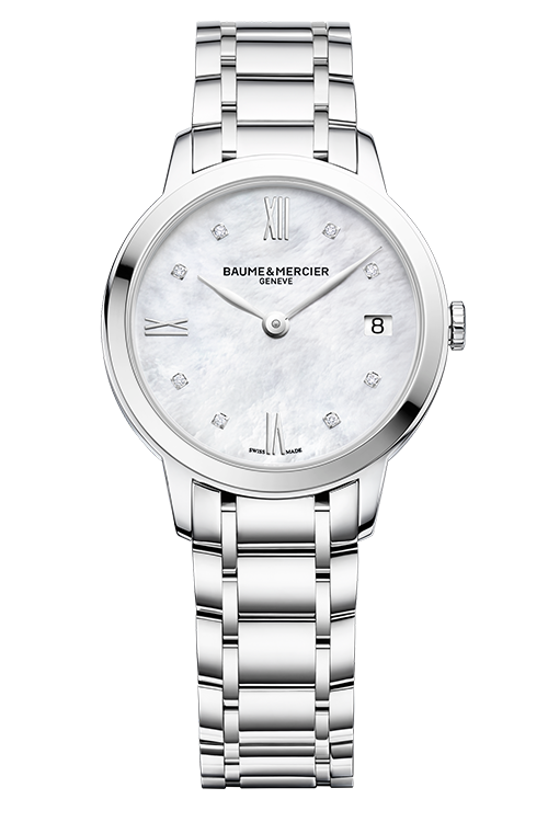 Baume & Mercier Classima Biały 31 mm Stal M0A10326