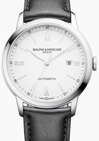 Baume & Mercier Classima Biały 40 mm Stal M0A10332