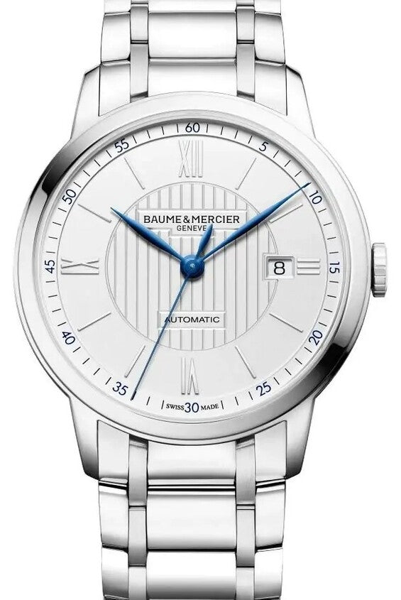 Baume & Mercier Classima Srebrny 42 mm Stal M0A10334