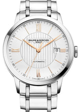 Baume & Mercier Classima Srebrny 40 mm Stal M0A10374
