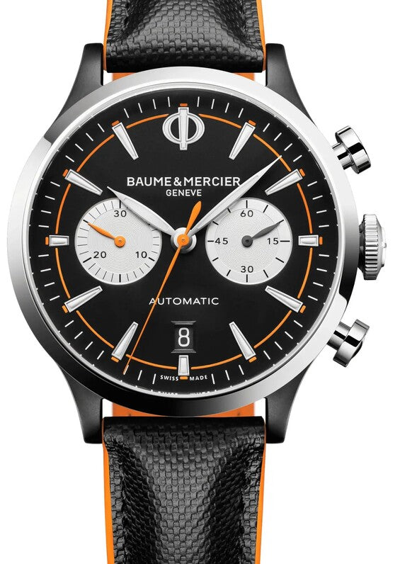 Baume & Mercier Capeland  Czarny 42 mm Stal