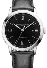 Baume & Mercier Classima Czarny 42 mm Stal M0A10453