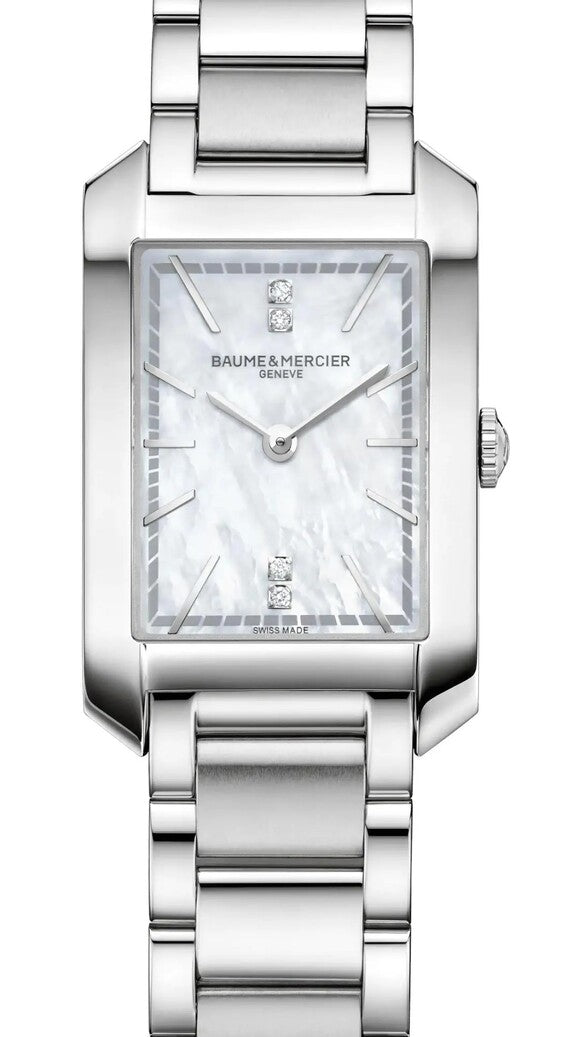 Baume & Mercier Hampton Biały 40 mm Stal M0A10474