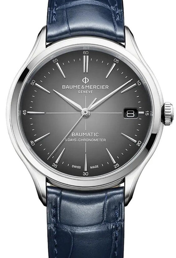 Baume & Mercier Clifton Szary 40 mm Stal M0A10550