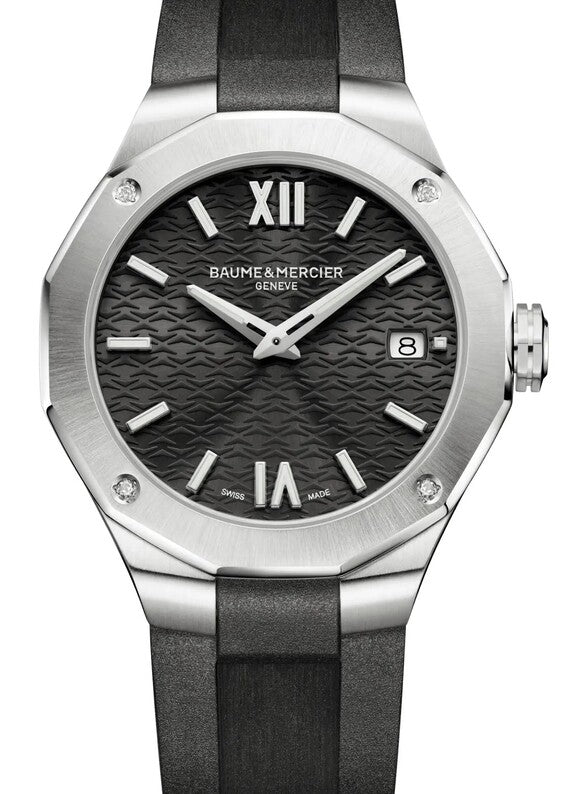 Baume & Mercier Riviera Czarny 36 mm Stal M0A10613