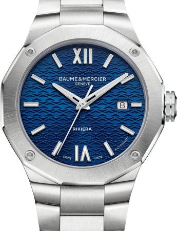 Baume & Mercier Riviera Niebieski 42 mm Stal M0A10620