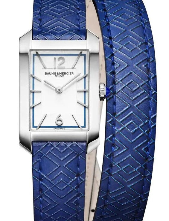 Baume & Mercier Hampton Srebrny 35 x 22 mm Stal M0A10629