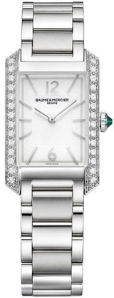 Baume & Mercier Hampton Srebrny 35 x 22 mm Stal M0A10631