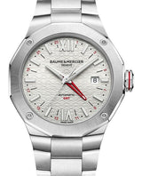 Baume & Mercier Riviera Srebrny 33 mm Stal M0A10658