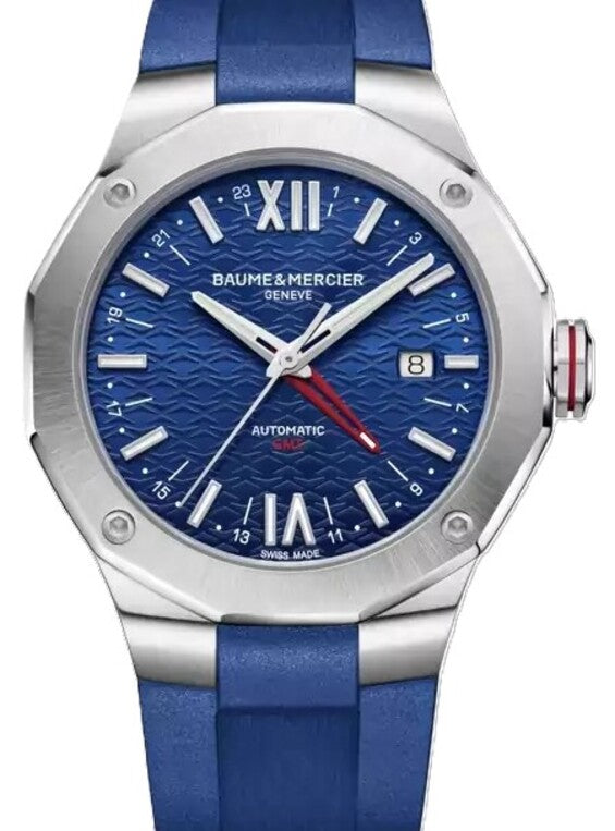 Baume & Mercier Riviera Niebieski 42 mm Stal M0A10659