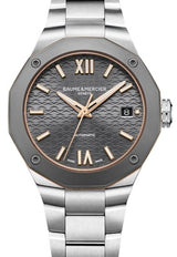 Baume & Mercier Riviera Szary 36 mm Stal M0A10661