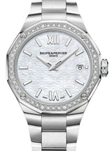 Baume & Mercier Riviera Biały 36 mm Stal M0A10662