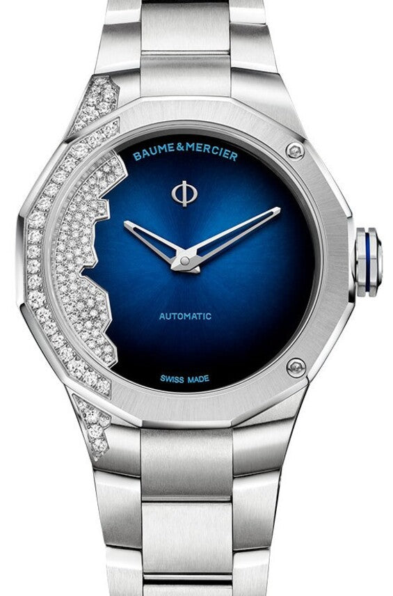Baume & Mercier Riviera Niebieski 33 mm Stal M0A10677