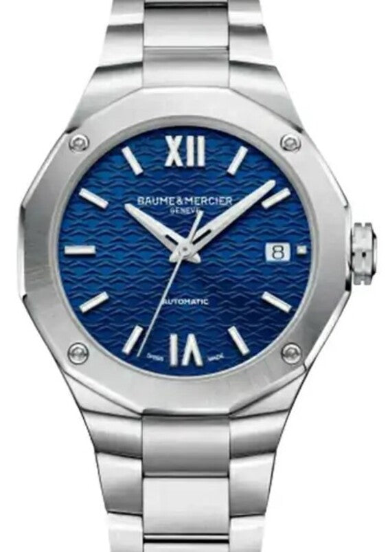 Baume & Mercier Riviera Niebieski 36 mm Stal M0A10679