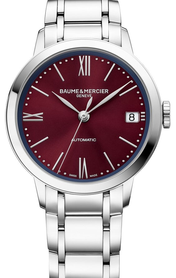Baume & Mercier Classima Czerwony 34 mm Stal M0A10691