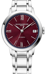 Baume & Mercier Classima Czerwony 34 mm Stal M0A10691