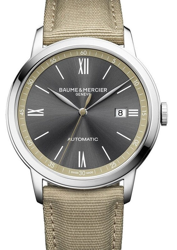 Baume & Mercier Classima Szary 42 mm Stal M0A10695