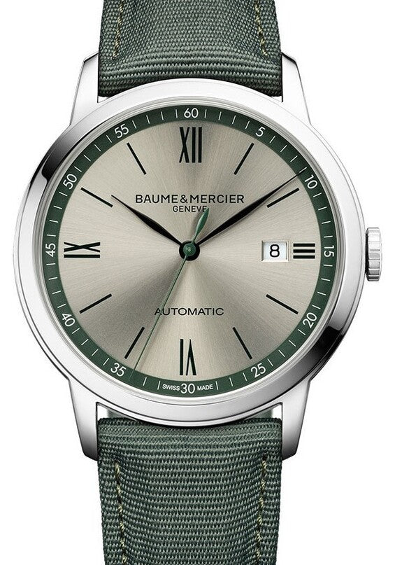 Baume & Mercier Classima Szary 42 mm Stal M0A10696