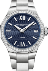Baume & Mercier Riviera Srebrny 33 mm Stal M0A10765