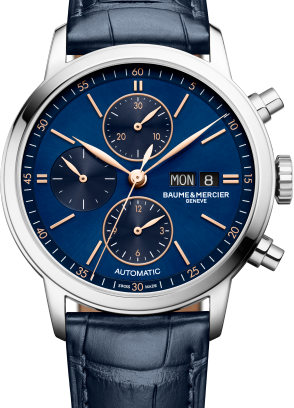 Baume & Mercier Classima Srebrny 42 mm Stal M0A10784