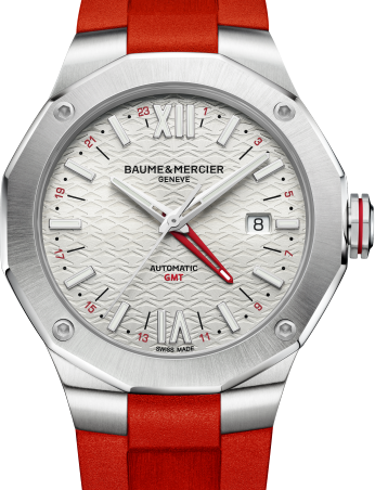 Baume & Mercier Riviera Szary 42 mm Stal M0A10801