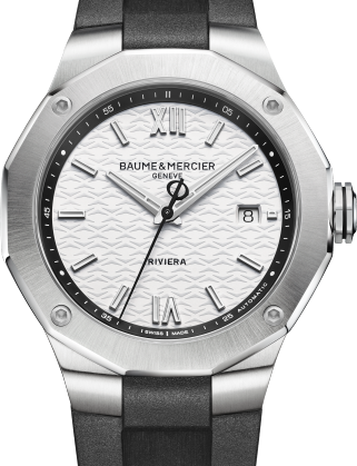 Baume & Mercier Riviera Szary 42 mm Stal M0A10866