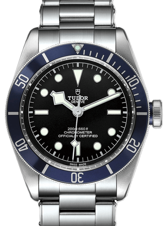 Tudor Black Bay Czarny 41 mm Stal