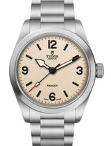 Tudor Ranger Biały 36 mm Stal M79930-0007