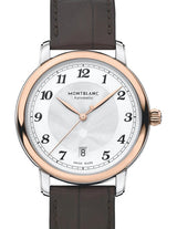 Montblanc Star Legacy Srebrny 39 mm Stal MB117577