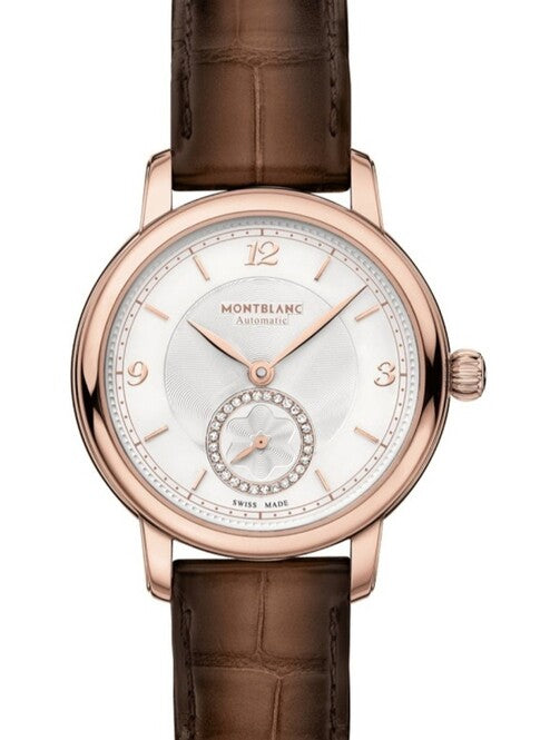 Montblanc Star Legacy Srebrny 32 mm Złoto różowe MB118532