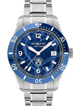 Montblanc Ice Sea Automatic Date Niebieski 41 mm Stal MB129369