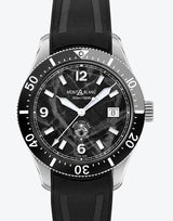 Montblanc Ice Sea Automatic Date black Czarny 41 mm Stal MB129372