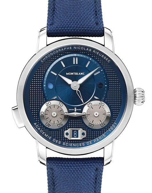 Montblanc Star Legacy Niebieski 43 mm Stal MB130986