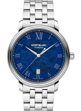 Montblanc Tradition Niebieski 40 mm Stal MB131275