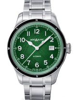 Montblanc 1858 Automatic Date 0 Oxygen Zielony 38 mm Stal MB133269