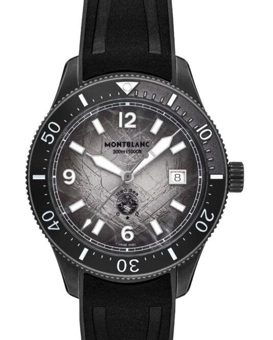Montblanc Iced Sea Automatic Date 0 Oxygen Szary 41 mm Stal MB134017