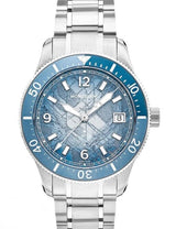 Montblanc Iced Sea Automatic Date 0 Oxygen Niebieski 38 mm Stal MB134022