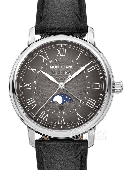 Montblanc Star Legacy Czarny 42 mm Stal MB134358