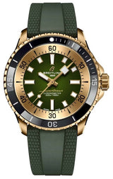 Breitling Superocean Zielony 42mm Braz N17375201L1S1